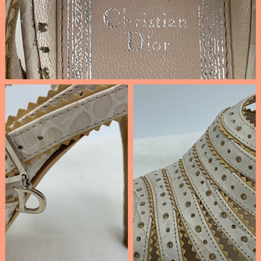 not for sale 🌸CD CHRISTIAN DIOR WOMEN SHOES Lauxry For Wedding or Party👠 - Picture 8 of 8